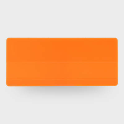 Orange LabelTag name badge blank